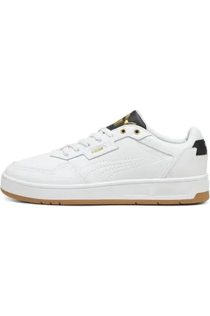 PUMA Court Classic Lux, Sneaker Unisex-Adulto, White Black Gold, 48 EU