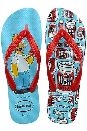 Havaianas Simpsons, Infradito Unisex - Adulto, Blu (Acqua Blu), 37/38 EU