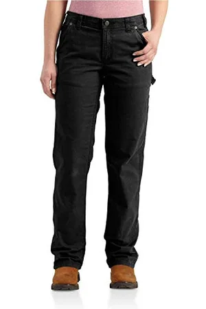Carhartt Pantaloni da lavoro in cotone canvas Rugged Flex®, Loose Fit Donna, , W8