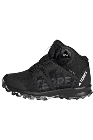 adidas Terrex Boa Mid Rain.RDY Hiking Shoes, Scarpe da Trail Running, Core Black/Cloud White/Grey Three, 30 EU