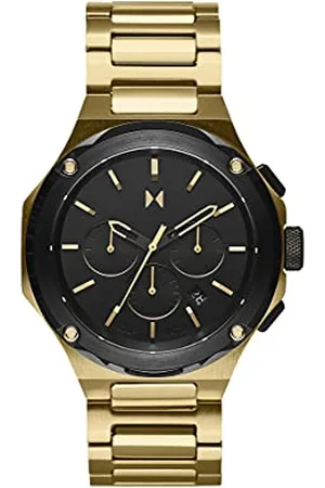 MVMT Orologio con Cronografo al Quarzo da uomo con cinturino in acciaio inossidabile dorato - 28000150-D