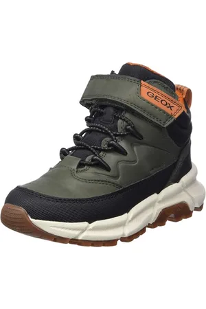 Geox J Flexyper Plus Boy, Stivale alla Caviglia, Arancio Militare, 40 EU