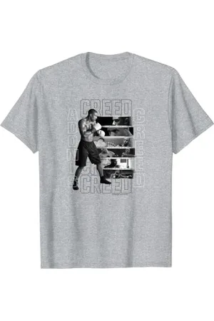 Creed Adonis Black & White Panels Full Body Poster Maglietta