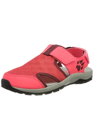 Jack Wolfskin Outdoor Water Action Sandal K, Sportivo Unisex-Bambini, Pink/Grey, 27 EU