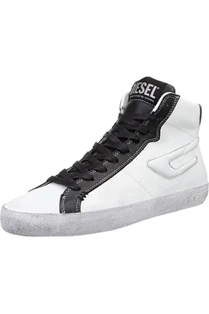 Diesel Leroji, Sneaker Uomo, Multicolore (White Black H1527 High), 37 EU
