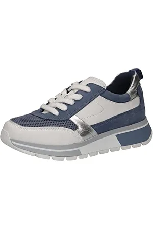 Caprice 9-9-23708-20, Scarpe da Ginnastica Donna, Azzurro/Argento, 38 EU