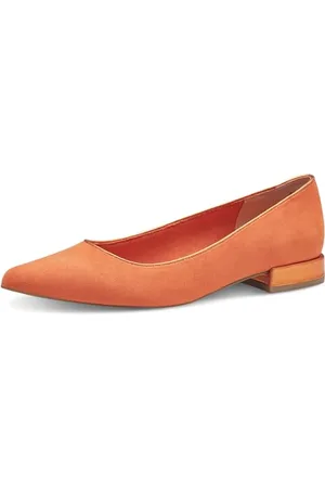 Marco Tozzi Ballerine Donna a Punta Vegane, (Orange Comb), 39 EU