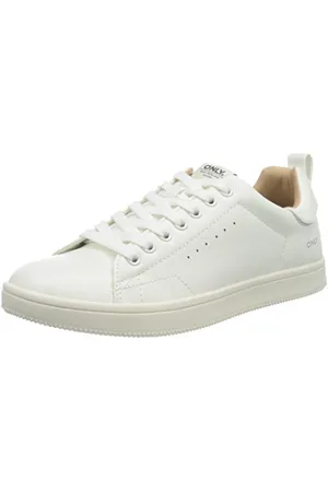 ONLY ONLSHILO PU Sneaker Noos, Scarpe da Ginnastica Donna, White, 37 EU