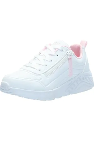 Skechers Street Girls, Sneaker, White Synthetic/Trim, 43 EU