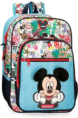 Disney Zaino Scuola Mickey Be Cool Adattabile a Trolley 30x38x12 cm Poliestere 13,68L