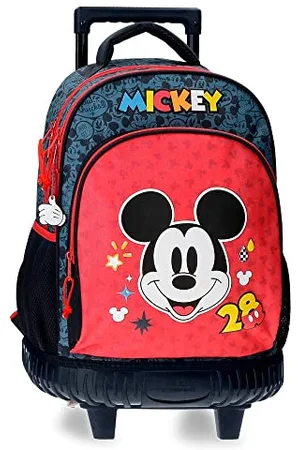 Disney Mickey Get Moving Zaino Compact 2 Ruote 32x45x21 cm Poliestere 28,9L, , Zaino Compact 2 Ruote
