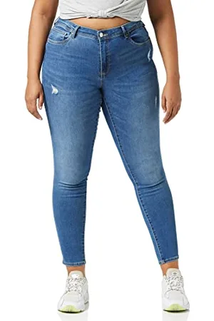 ONLY Onlwauw Life Mid Skinny Bj114-3 Noos Pantaloni, , L/34 Donna