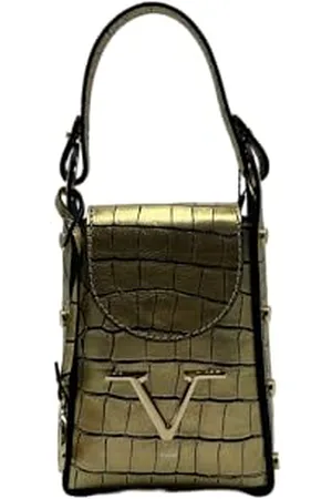 19V69 Italia V ITALIA LEATHER BAG COCCO LAM GOLD