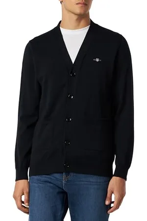 GANT Classic Cotton V-cardigan, Maglione Uomo, , XL