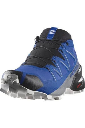 Salomon Speedcross Scarpe da Trail Running da Uomo, Aderenza, Stabilità, Calzata, Lapis Blue/Black/White, 45 1/3 EU