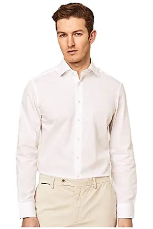 Hackett Hackett FINE Herringbone Camicia, , 16 Uomo