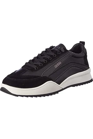 Guess Monte, Sneaker Uomo, Black, 45 EU