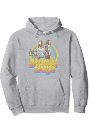 Stranger Things Vintage Undici Max Posa Besties Stupido Ragazzi Felpa con Cappuccio