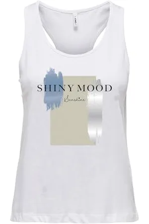 ONLY Onlhenny Life Reg S/L Tank Top Box Jrs Canotta, , M Donna