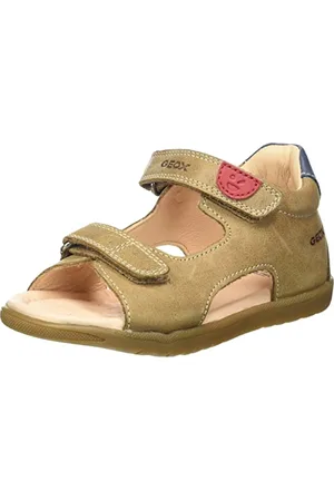 Geox B Sandal Macchia Boy, Primi Passi Bimbo 0-24, Marrone (Caramel C5102), 19 EU