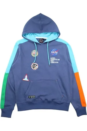 Disney Felpa con Cappuccio NASA Uomo Sweater, , S Men