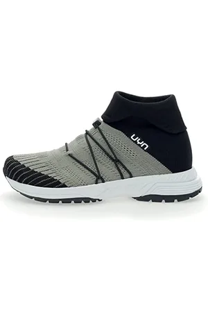 UYN Free Flow Tune High, Sneaker Donna, Beige/Black, 39 EU