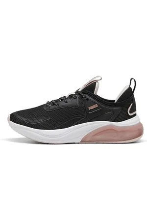 PUMA Cell Thrill, Road Running Shoe Unisex-Adulto, Black-Rose Gold-Mauve Mist, 44.5 EU