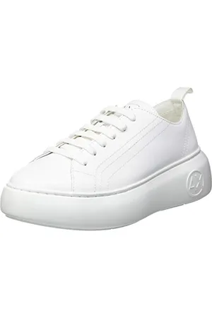 Armani Exchange The Super Sneaker, Scarpe da ginnastica Donna, Optic White, 40.5 EU