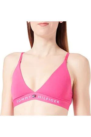 Tommy Hilfiger Reggiseno a Triangolo Donna Elasticizzato, (Hot Magenta), L