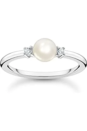 Thomas Sabo Anello da donna perla con pietre bianche sterling 925 TR2370-167-14