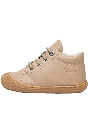 Naturino Scarpine Primi Passi in Nappa con Fodera in Lana, Beige 26