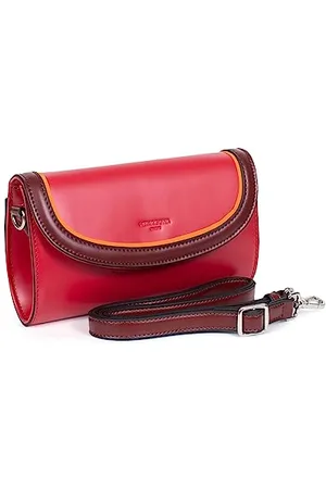 Hexagona Paris Donna – Collezione Icy – – in Sintetico Liscio Lucido – Una Tracolla Regolabile Cerimonia – Pochette Borsa per Telefono, 22,5 x h : 13 x P : 6,5 cm