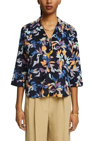 ESPRIT 024ee1f330 Camicia da Donna, 404/Navy 5, XL