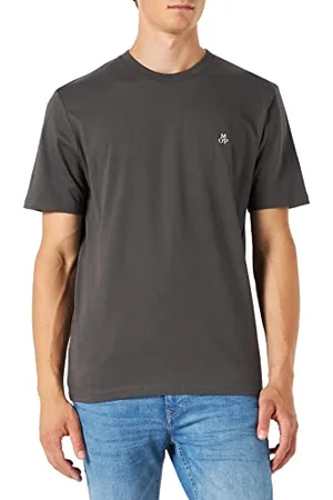 Marc O’ Polo Marc OߴPolo Uomo T-Shirt in Cotone bio con Scollo Rotondo, (Grau), XS