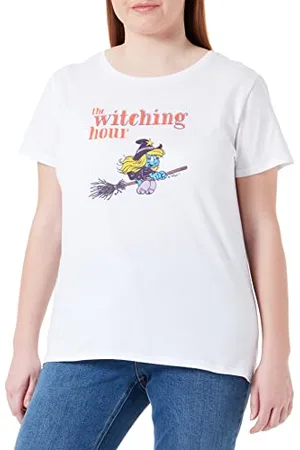 LES SCHTROUMPFS Wosmurfts016 T-Shirt, , M Donna