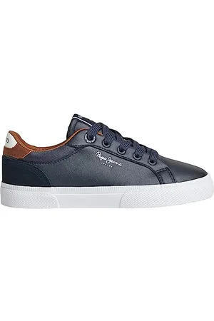 Pepe Jeans Kenton Court B, Scarpa da ginnastica Bambini e ragazzi, Blu (blu marino), 39 EU
