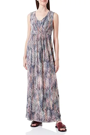 ESPRIT ESPRIT Dress Maxi Nursing Sleeveless Allover Print Vestito, Pale Mint-356, XL Donna