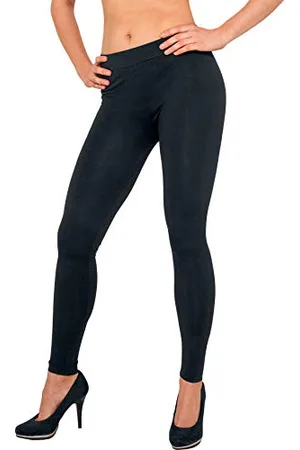 Urban classics Ladies Pa Leggings, (Black 7), W30/L32 Donna