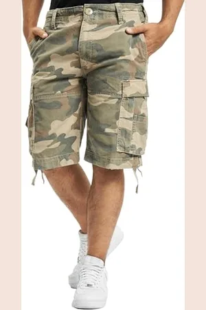 Brandit Vintage Shorts, Uomo, Li.Woodlan, 7XL