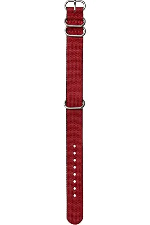 Nixon Nato BA004-209-00 Cinturino di ricambio per orologi con distanza di 20 mm in plastica riciclata di colore con fibbia e raccordi in acciaio inox, , 20mm