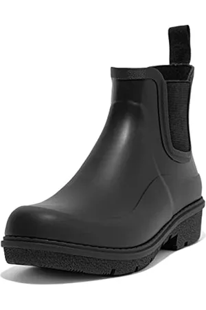 FitFlop Wonderwelly Chelsea Boots, Stivali in gomma, Donna, Nero (All Black), 37 EU