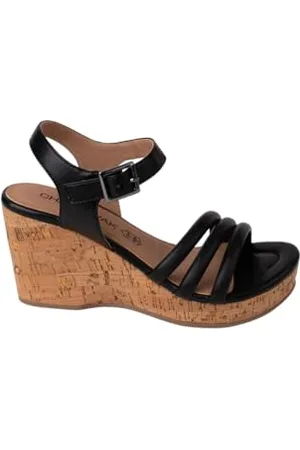 Chattawak 15coslanoir40, Sandali con Tacco Donna, , 40 EU