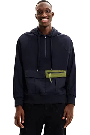 Desigual Felpa Jimmy, 5000 Navy Sweat, , M Uomo