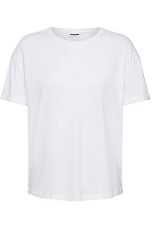 Noisy May Name IT 27010978 T-Shirt, (Bright White Bright White), XS Donna