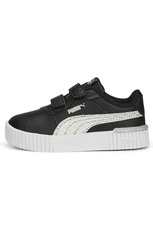 PUMA Carina 2.0 Mermaid V Inf, Scarpe da Ginnastica Bimba 0-24, Black-Lilac Chiffon Silver White, 22 EU