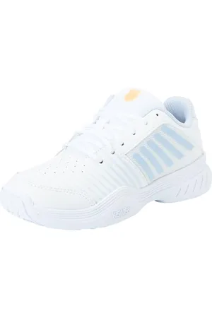K-Swiss Performance Court Express Omni, Scarpe da Tennis, White/Heather/Peach Fuzz, 37 EU