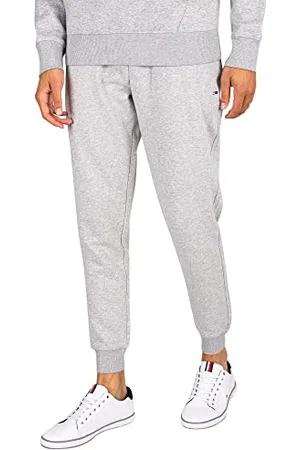Tommy Hilfiger Pantaloni da Jogging Uomo TJM Slim Slim Fit, (Light Grey Heather), XL