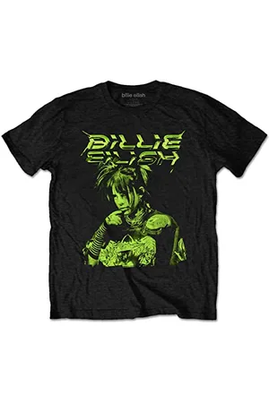 Billie Eilish T Shirt Illustration Official Black, , XL Unisex-Adulto