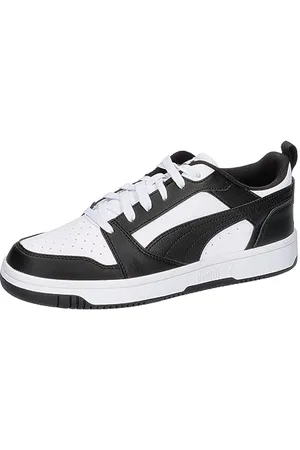 PUMA Rebound V6 Lo Jr, Sneaker Unisex - Bambini e ragazzi, White Black, 36 EU