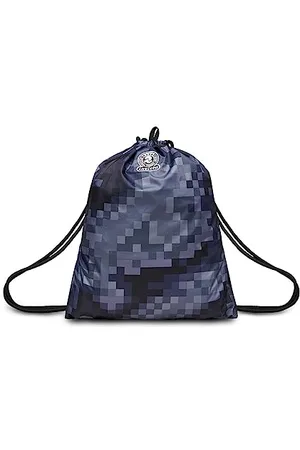 Invicta Sacca Zaino - FANTASY PIXEL, - Sakky Bag - Chiusura con Coulisse - Sacca Scuola, Sport e Viaggio - Tessuto 100% Eco Material GRS